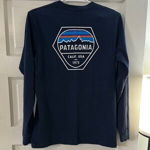 Patagonia Navy Long Sleeve Shirt